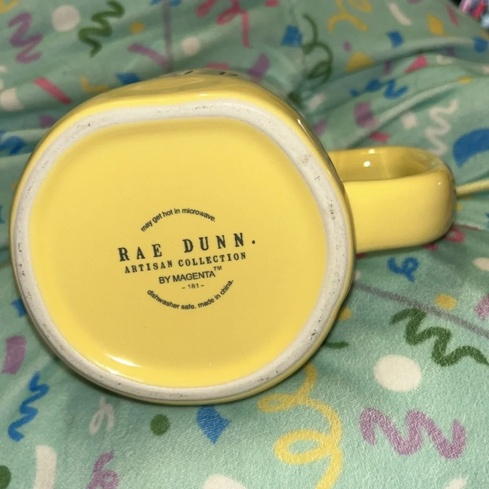 NWT Peep Peep yellow mug by Rae Dunn - Picture 4 of 6